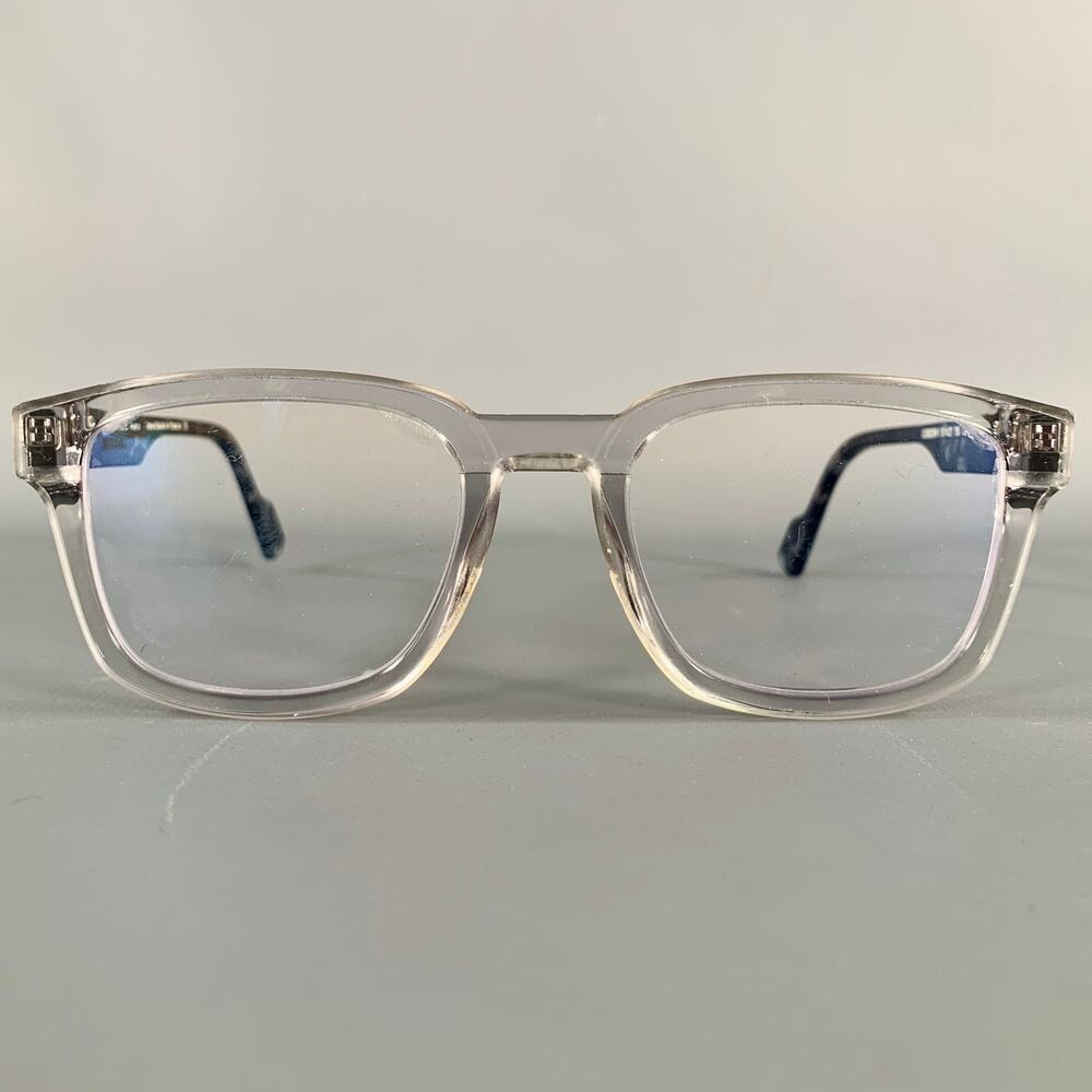 FACE A FACE Gordon 1 Grey Clear Marbled Acetate Eyewear